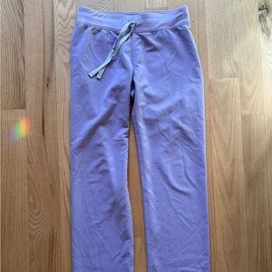 Figs Livingston Lavender Purple Scrub Pants Size XS Straight Leg Womens